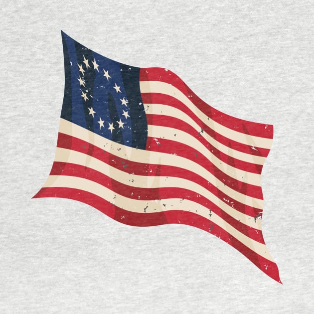 Waving Betsy Ross Flag by hobrath